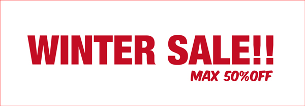 WINTER SALE 2014 のお知らせ