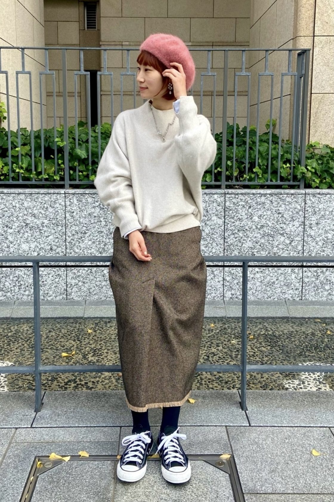 ふわふわアンゴラベレー帽 Snap Override ふわふわアンゴラベレー帽 Snap Override