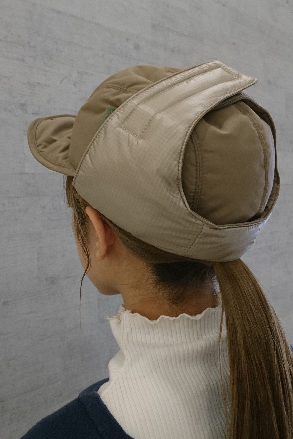 耳あて付きjet Cap Snap Override