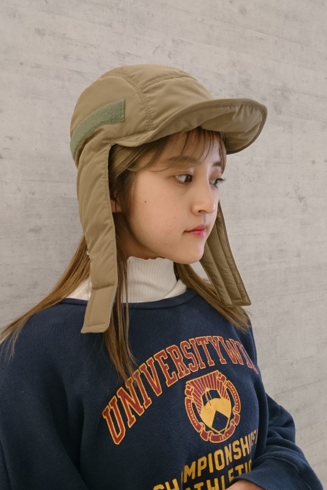 耳あて付きjet Cap Snap Override