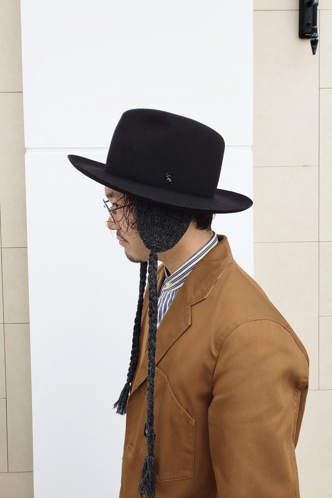 【SALE安い】【SAKE様専用】marihojaサファリハット　エトレトウキョウ　ブラック黒 帽子