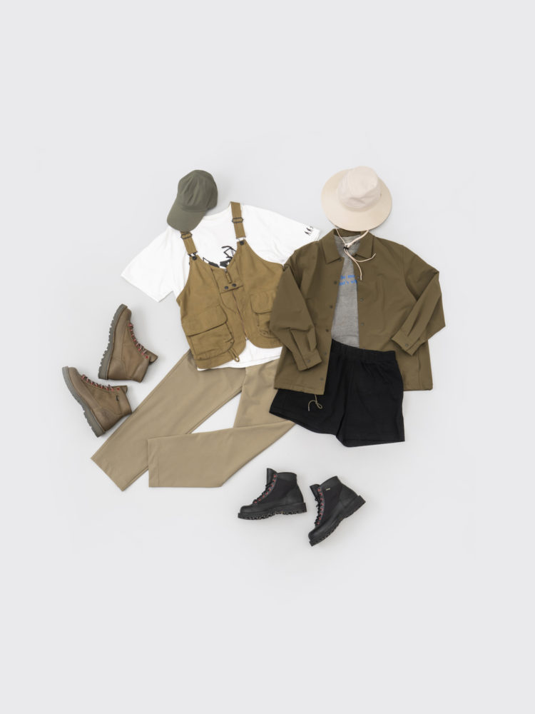 タウンユースできるお洒落な実力派！アウトドア帽子の着回しコーデ