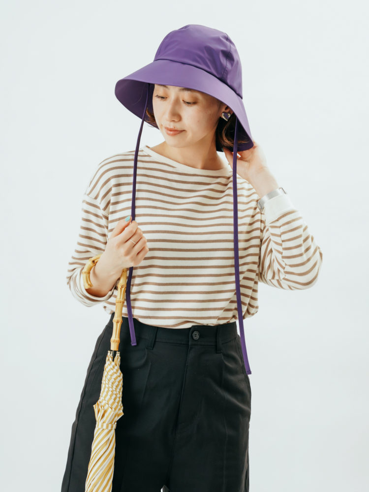 スタッフインタビュー｜雨の日におすすめの帽子とコーディネート