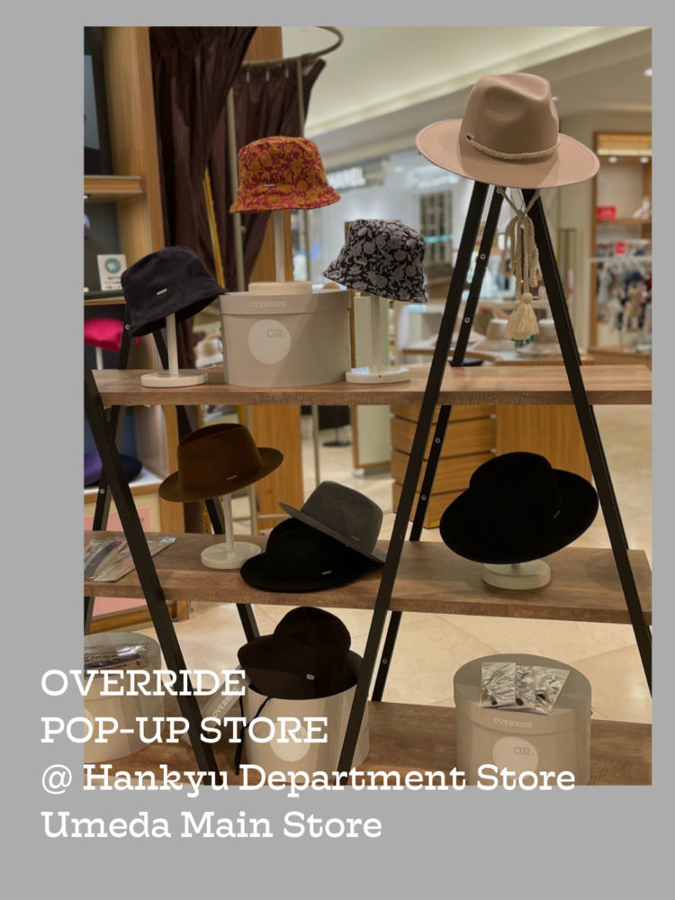 OVERRIDE POP-UP STORE @阪急うめだ本店 -High Functionality Beauty-