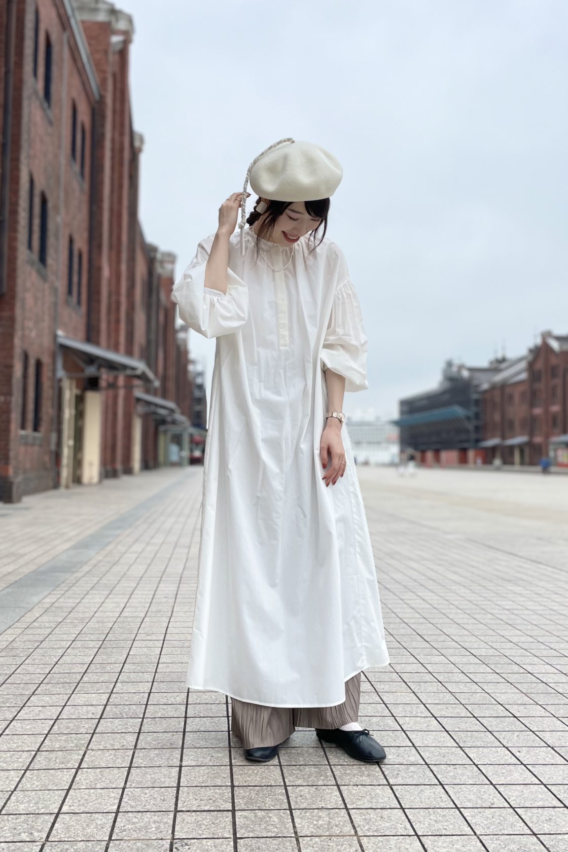 三つ編みベレー Snap Override