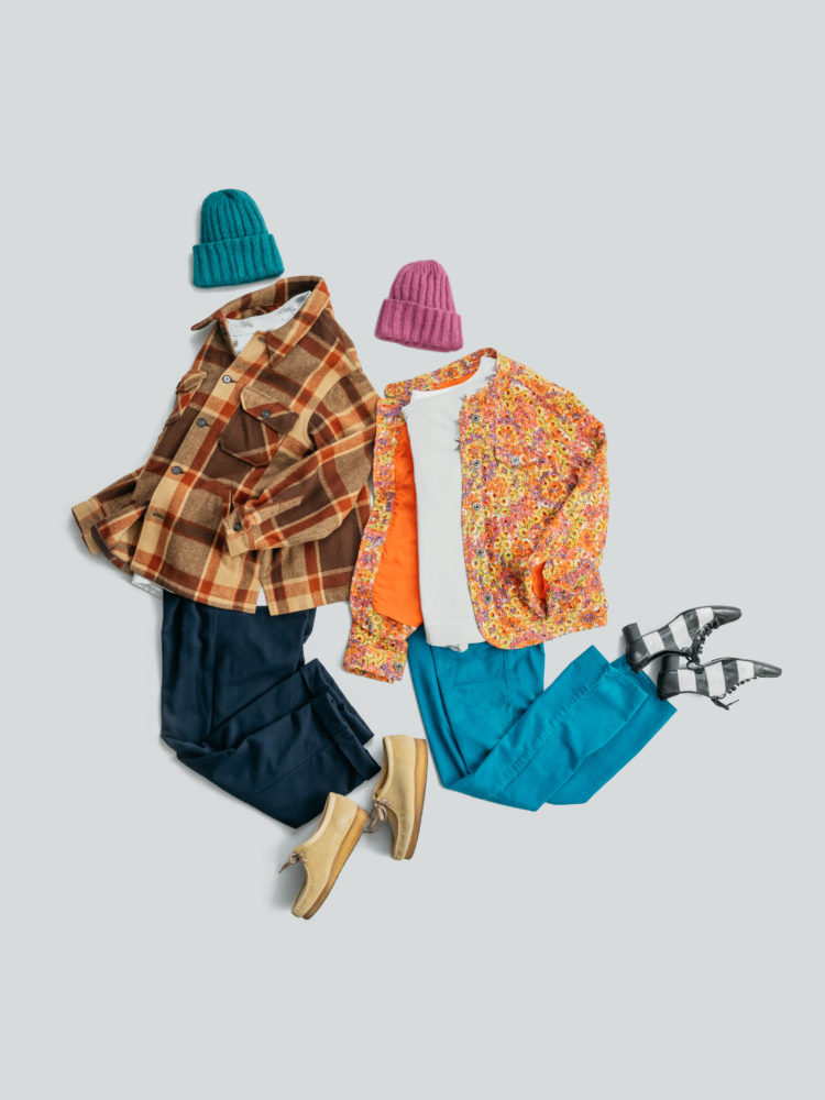 【秋のニット帽コーデ】ひとつの帽子をメンズ&レディースで着回し！