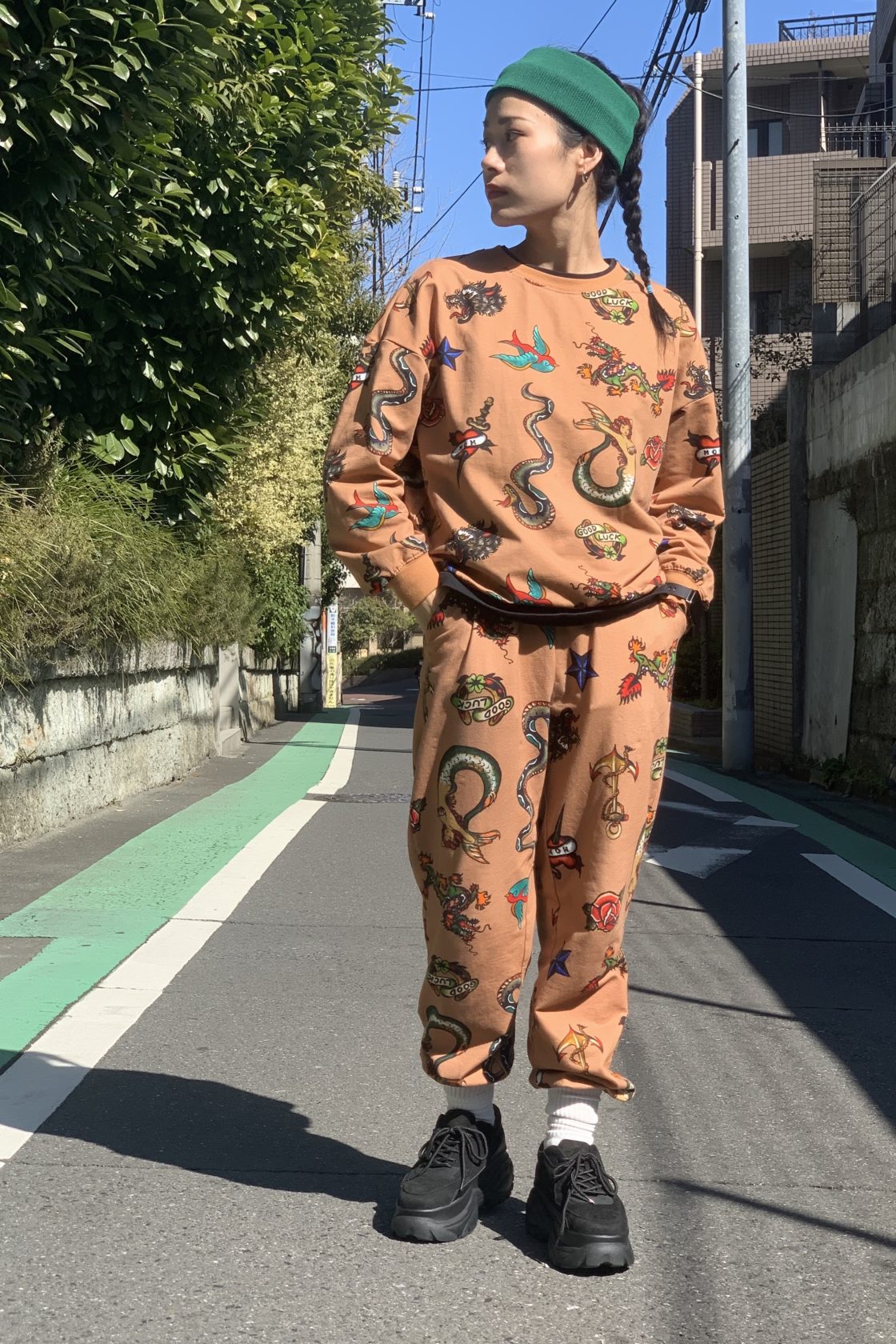 ストリート ヘアバンド Snap Override