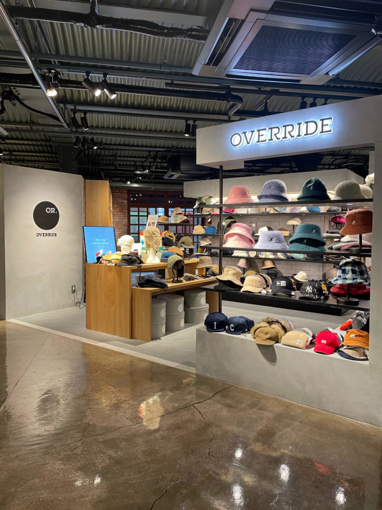 OVERRIDE 横浜赤レンガ倉庫 12月6日(火)RENEWAL OPEN!!