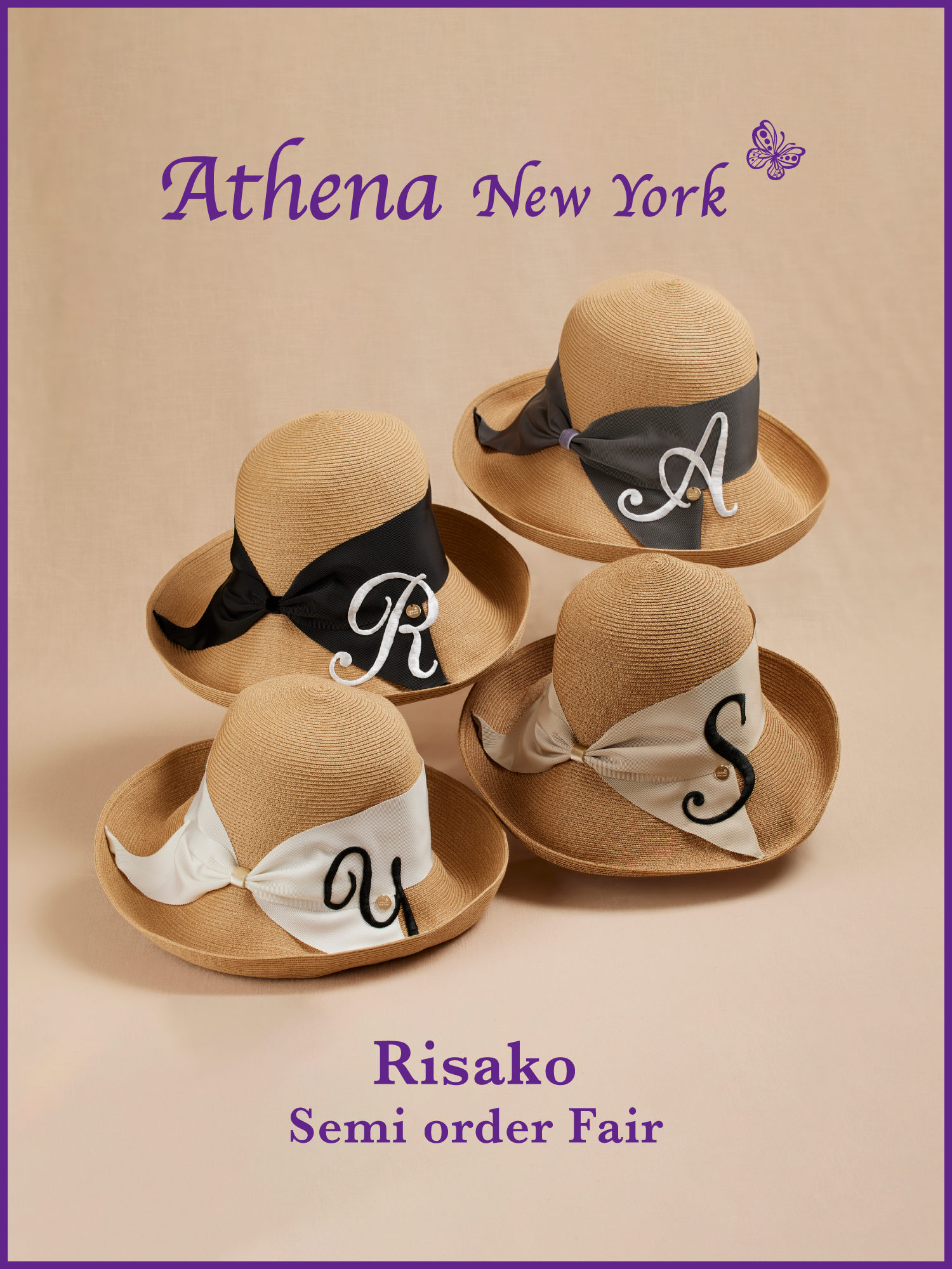 Athena new york 春でもok 被れます - 帽子