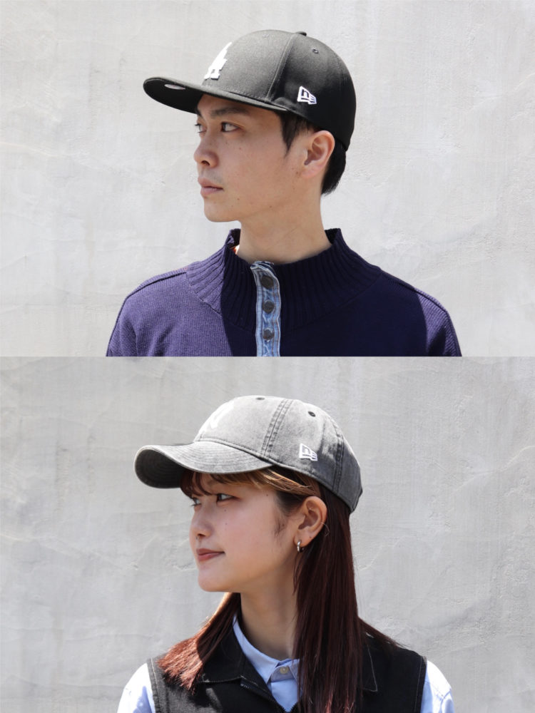 ニューエラキャップの被り方《59FIFTY・9TWENTY》二大人気モデルの違いも解説