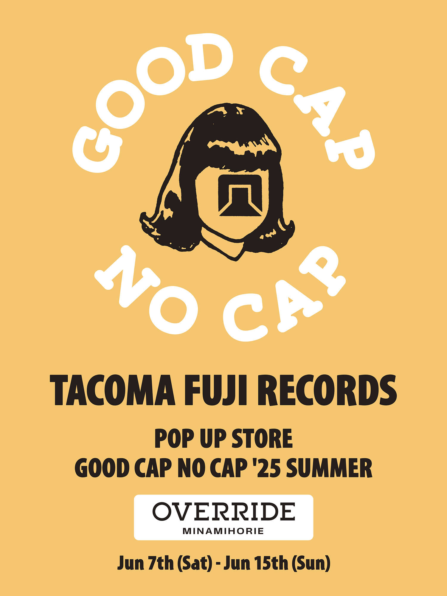 TACOMA FUJI RECORDS POP-UP STORE @OVERRIDE 南堀江