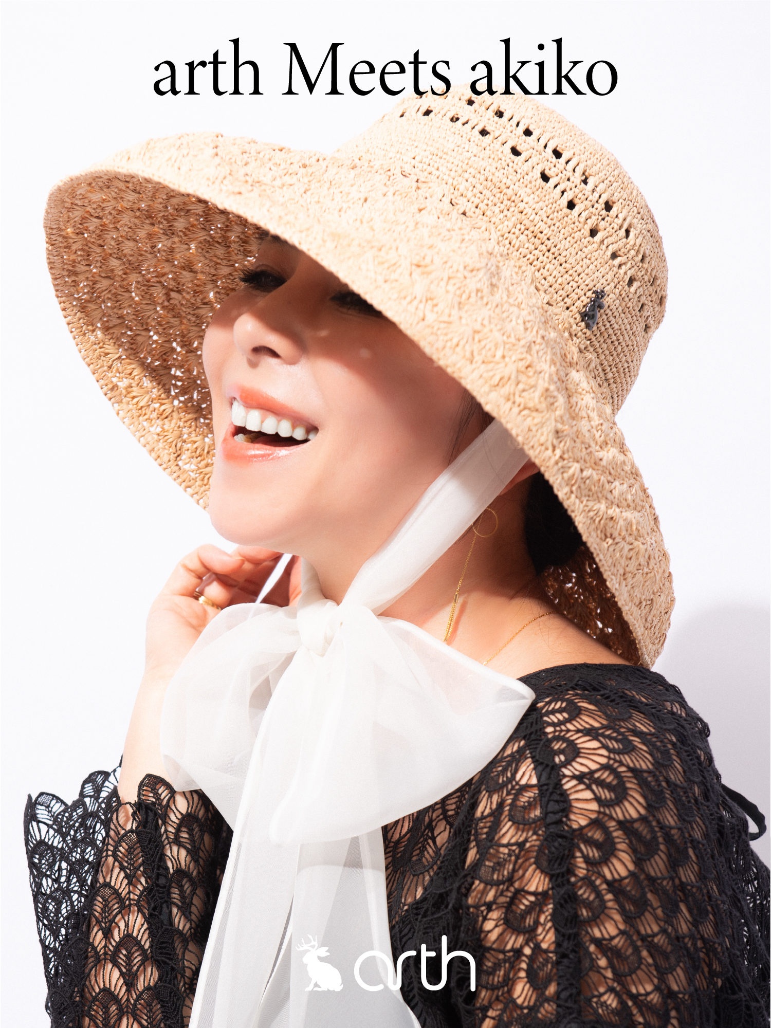 arth Meets Jazz singer akiko “Raffia Jazz Hat” 発売のお知らせ@OVERRIDE