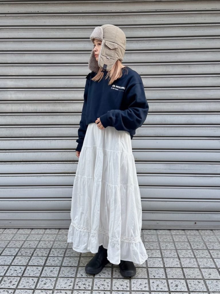 フライトキャップコーデ例