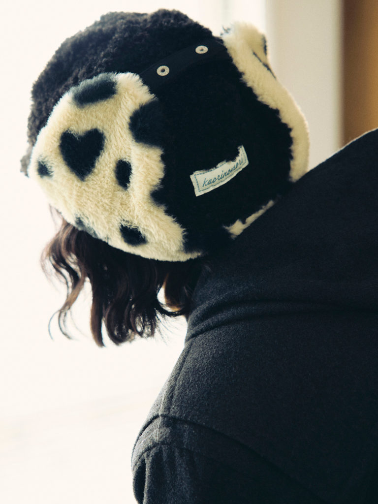 耳当て付きキャップ2