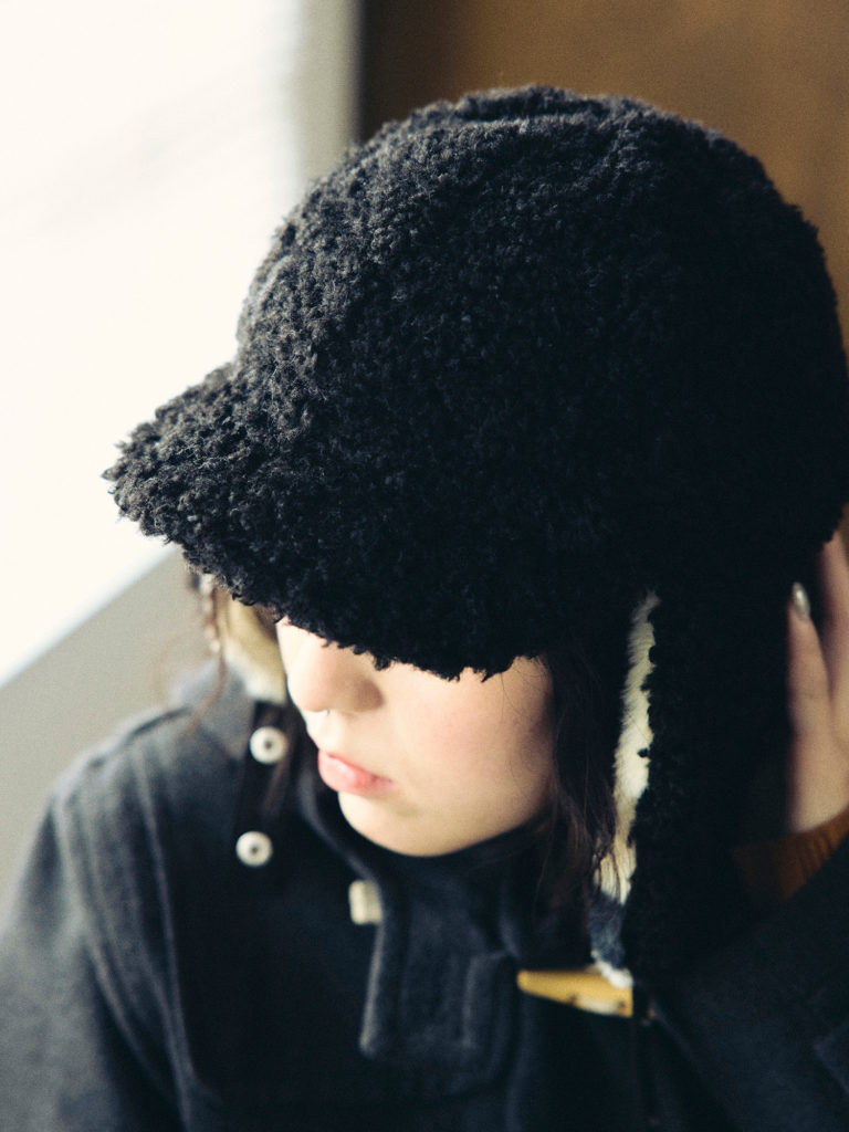 耳当て付きキャップ3