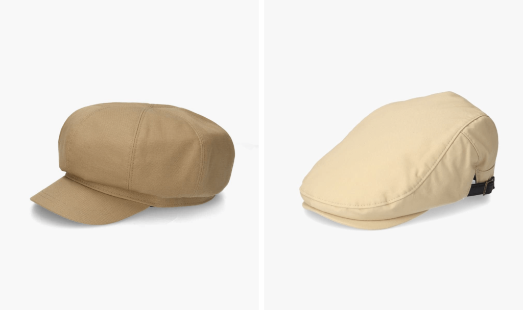 キャスケットとハンチング