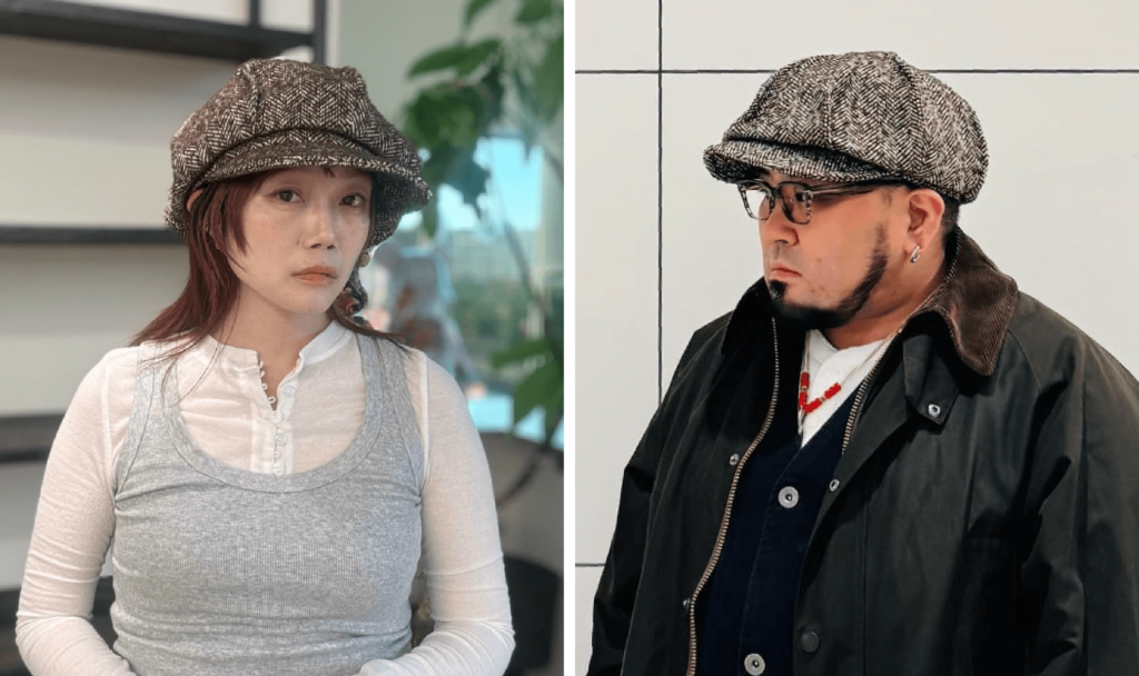 キャスケットの被り方