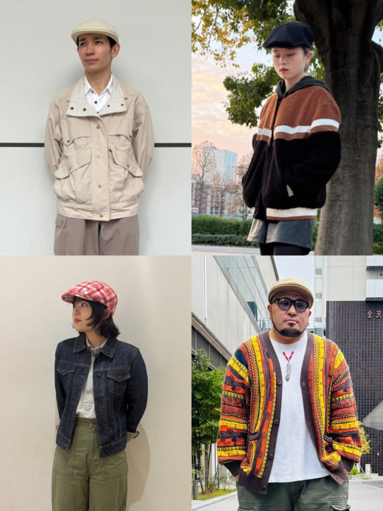 ハンチングコーデ23選《メンズ・レディース》ジャケットも古着も！似合う服装は無限大