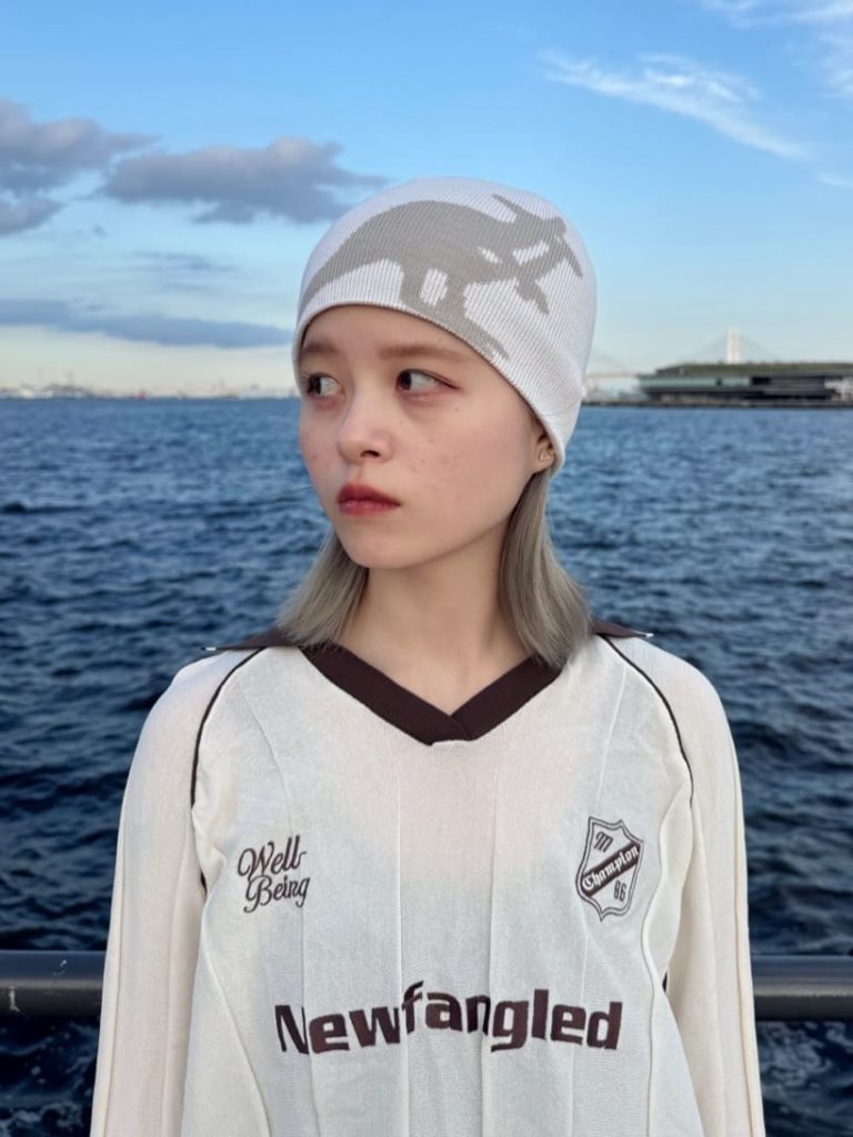 ストリート系のニット帽2