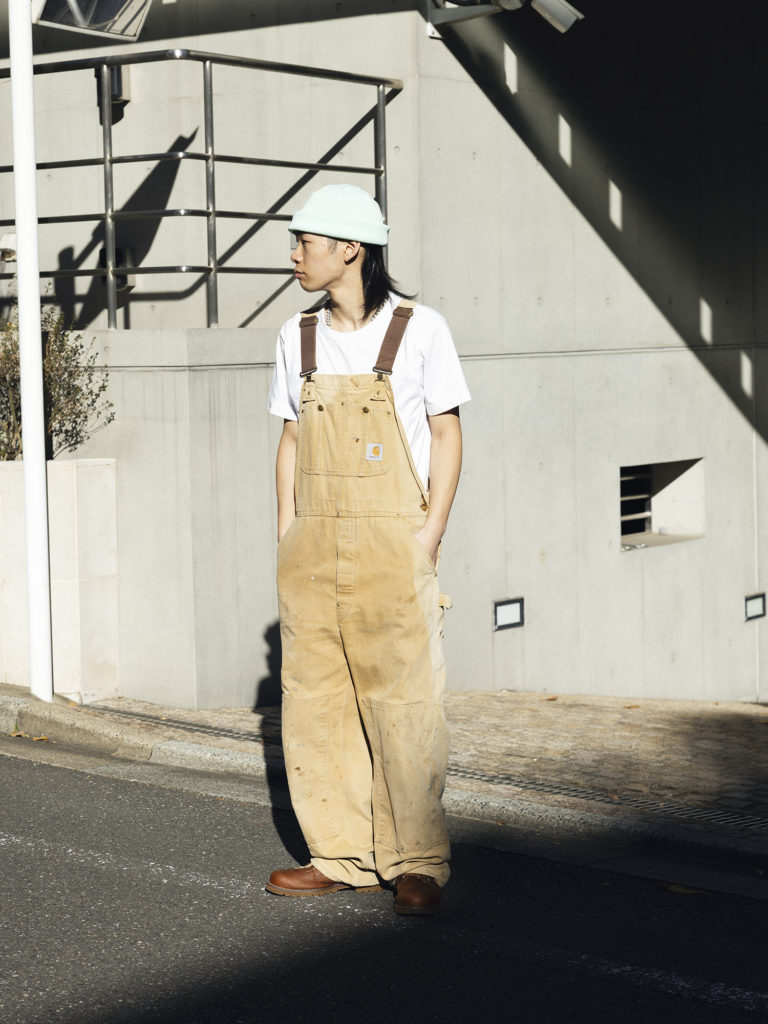 夏のニット帽コーデ4