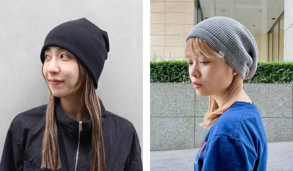 左は短め(高さ21.5cm)、右は長め(高さ27.5cm)