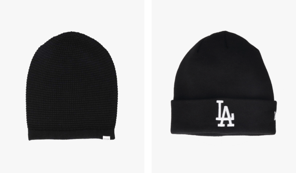 左がビーニー、右がワッチ