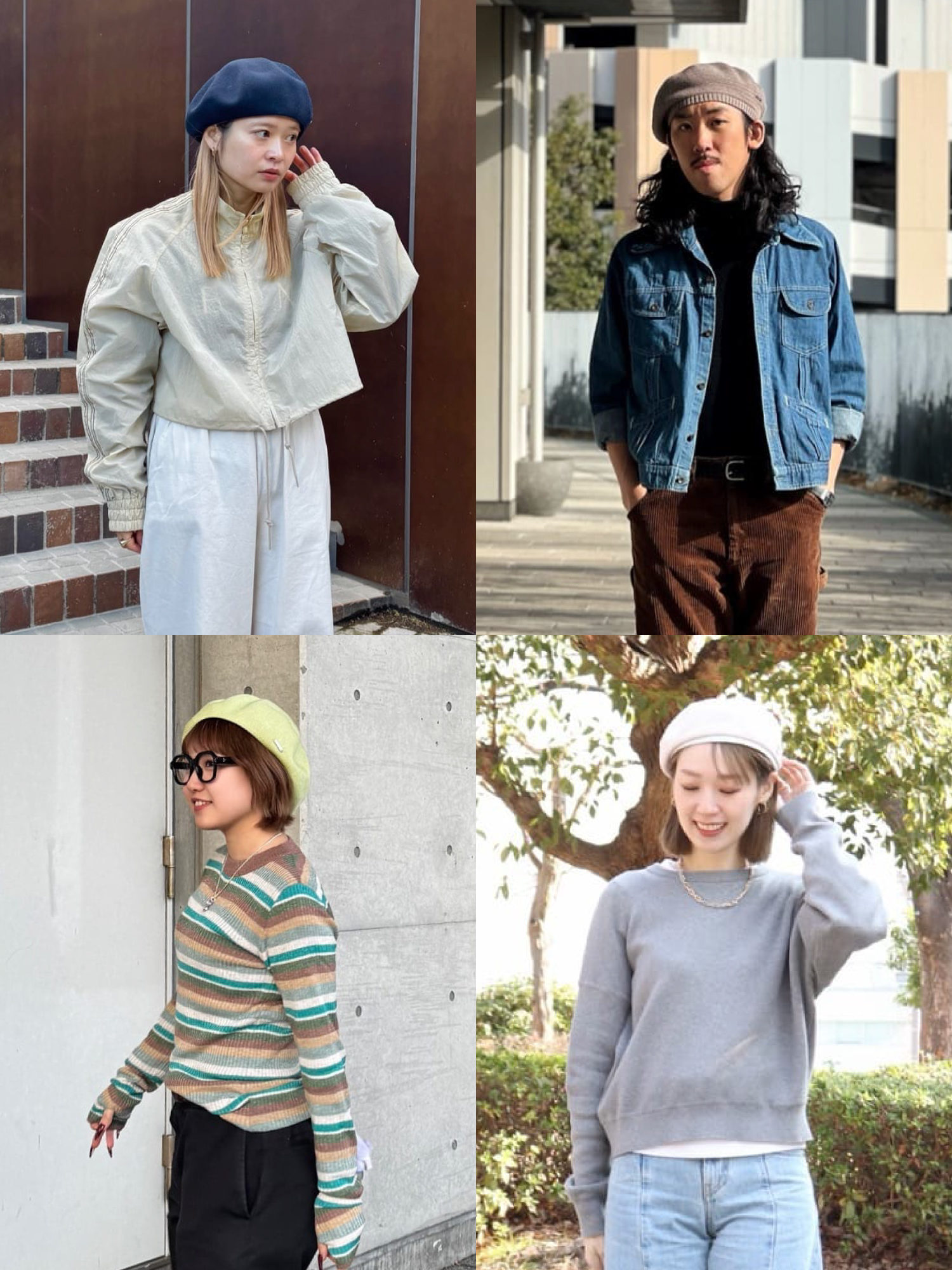 ベレー帽コーデ2026年春|被り方のコツ&スタイリングのポイントは?《30・40代も似合う》