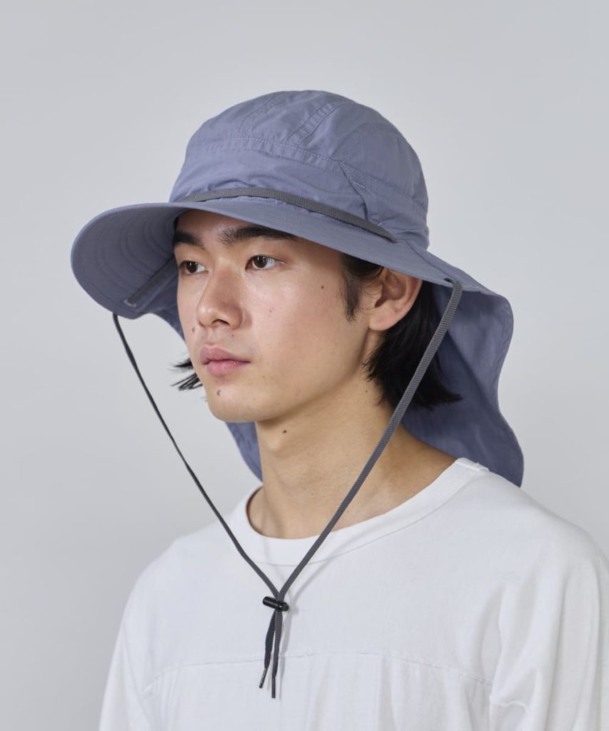 つば広・シェード付き