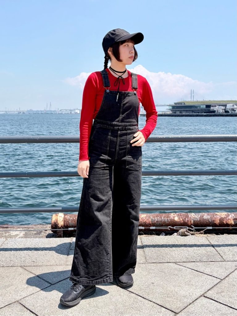 レディースのワークキャップコーデ7
