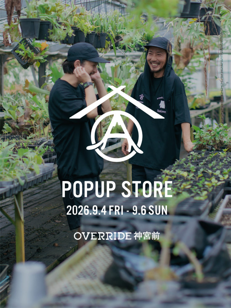 法花園 POP-UP STORE 2026 @OVERRIDE神宮前